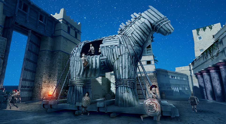 Le cheval de Troie