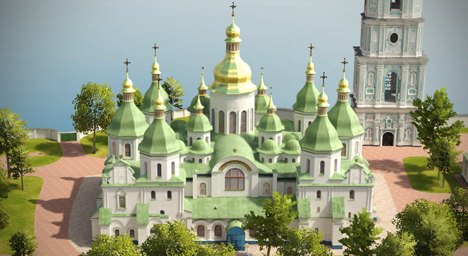 Cathédrale Sainte-Sophie de Kiev (Kiev, XXe siècle)