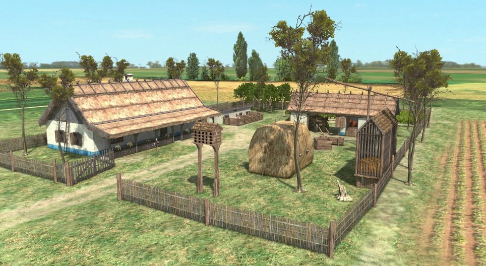 Ferme (Hongrie, XIXe siècle)