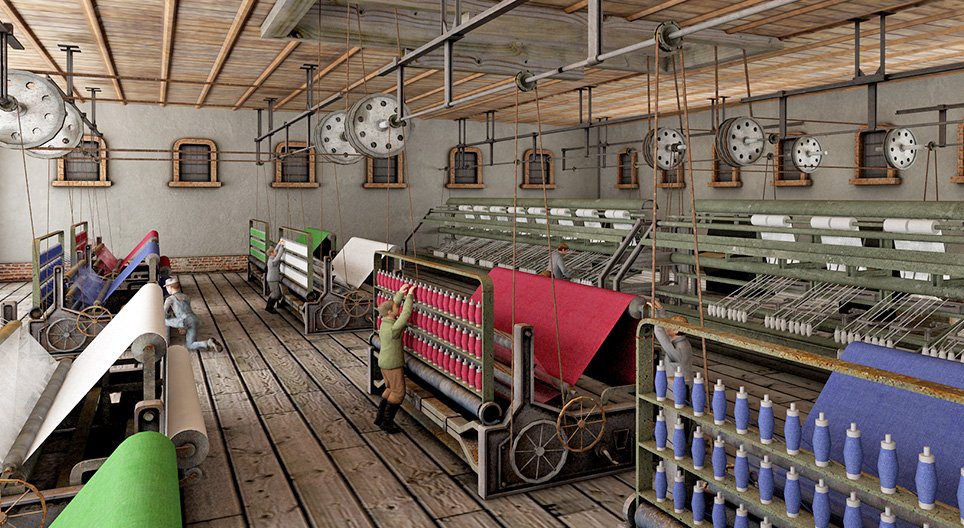 Usine textile (XIXe siècle)