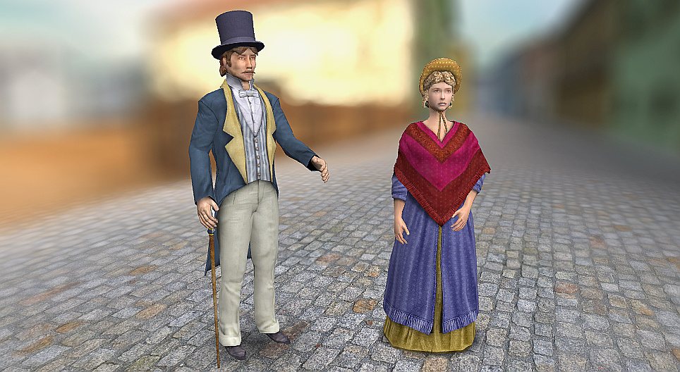 Vêtements (Europe de l'Ouest, XIXe siècle)