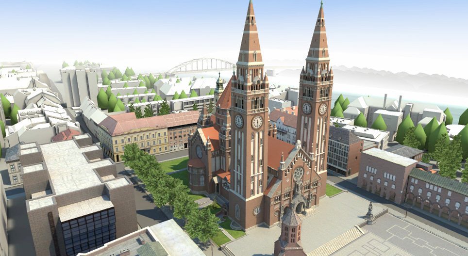 Place du Dóm (Szeged, Hongrie)