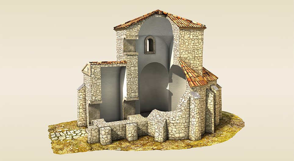 Ancienne nécropole chrétienne, Cella trichora (Pécs, Hongrie)