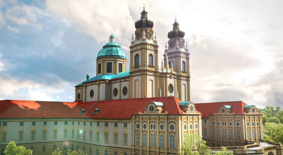 L'abbaye de Melk (Autriche)