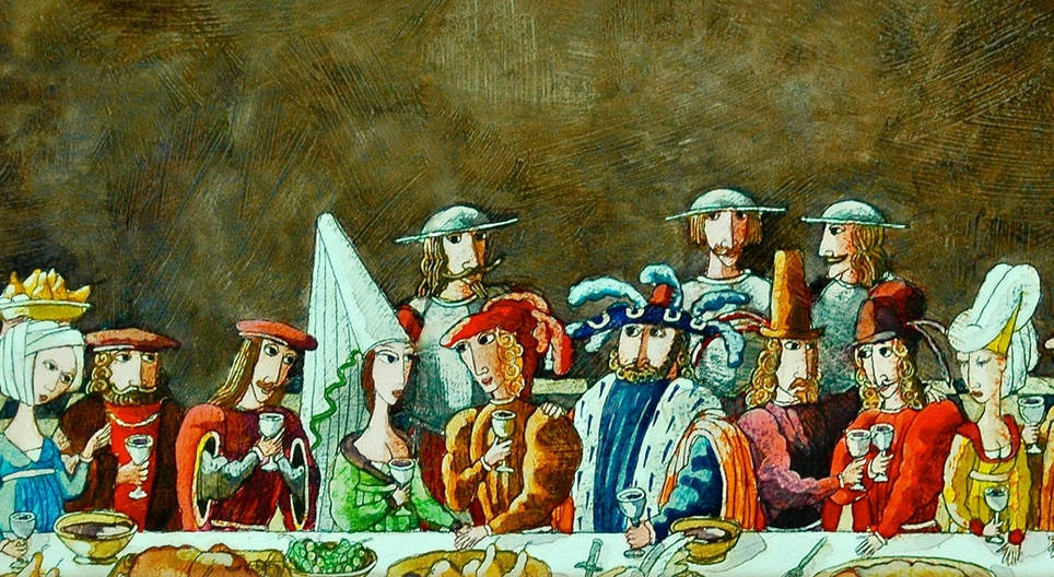 Il cibo nell'Europa medievale