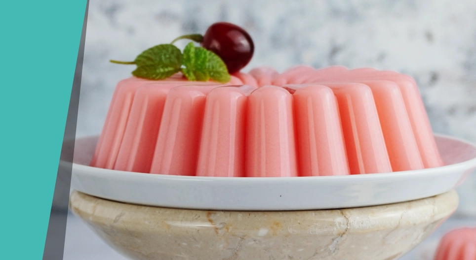 La chimica del budino alla fragola