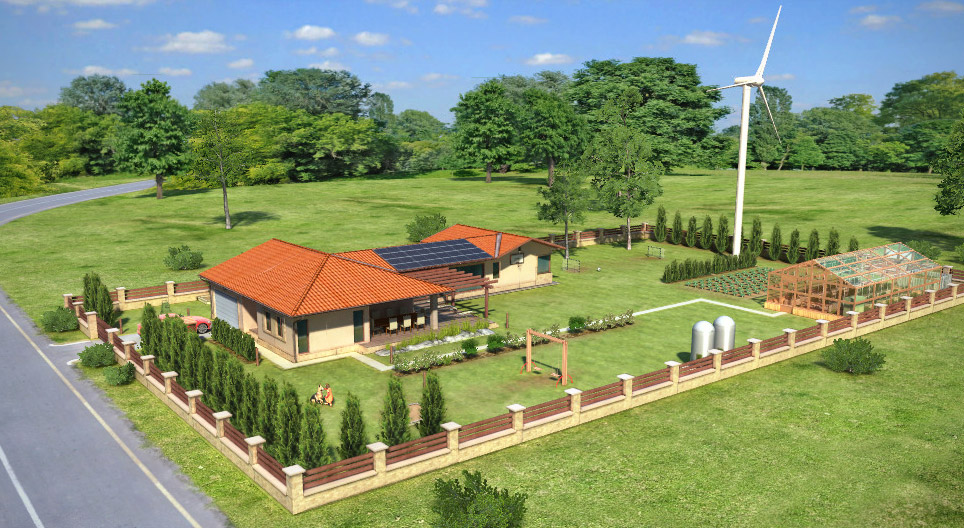 Casa ad emissioni zero di anidride carbonica