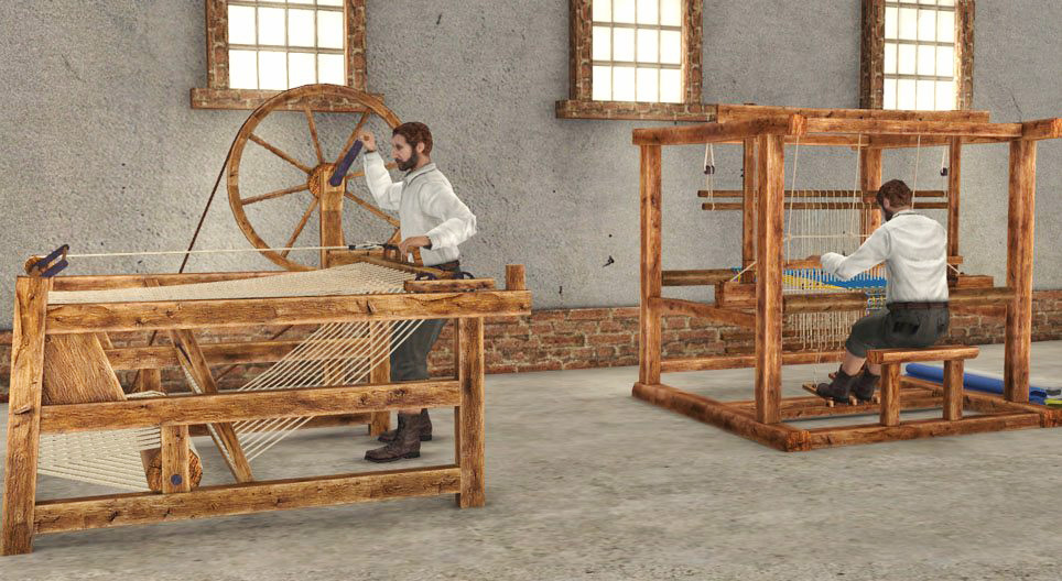 Invenzioni nel settore tessile nel XVIII secolo