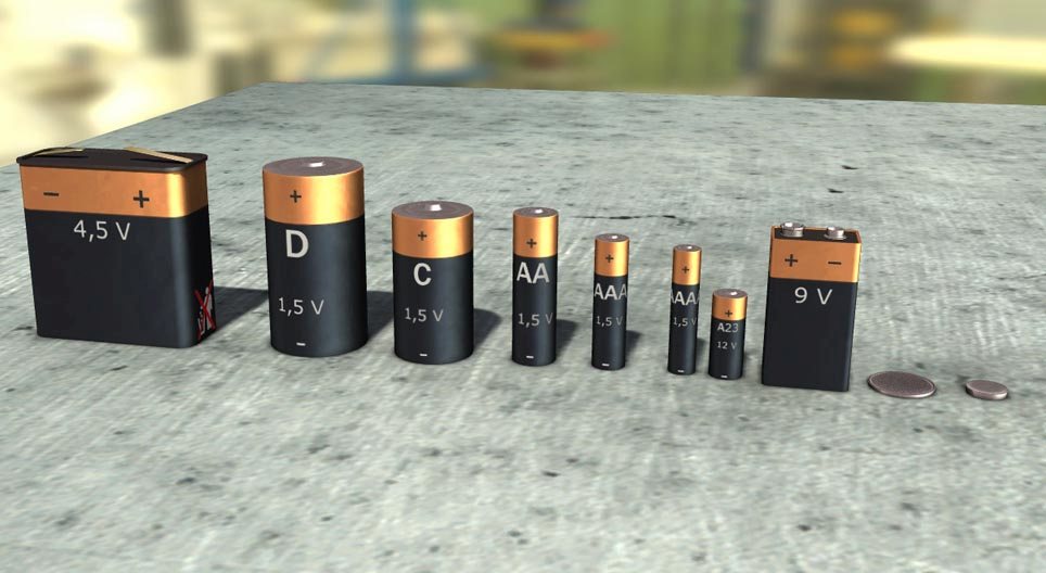 Alkaline batteries