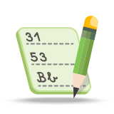 Scrittura a mano - lettere e numeri