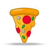 Pizza slices