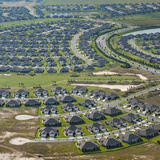 Buitenwijk in de VS