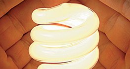 Lampe fluorescente compacte
