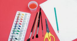 Wir bastelneinen ausklappbaren Kalender - Schritt 1