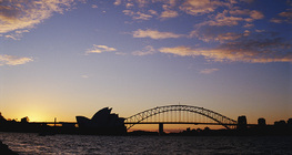 Opéra de Sydney au coucher de soleil
