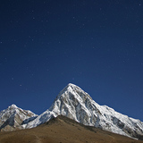 De Himalaya's bij maanlicht