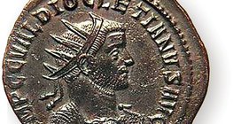 Pièce de monnaie représentant Dioclétien
