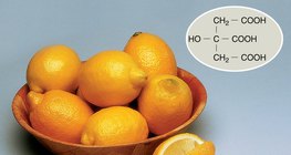 L'acide citrique fut d'abord trouvé dans les citrons