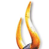 Krétai bikaszobor részlete