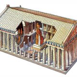 De constructie van het Parthenon (Athene, 5e eeuw v.Chr.)