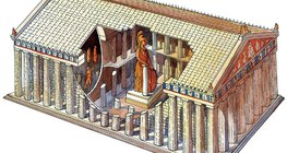 Structure du Parthénon (Athènes, 5e siècle avant J.C.)
