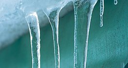 Stalactites de glace