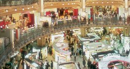 Die berühmte Galeries Lafayette in Paris