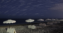 Trajectoires d'étoiles sur Rhodes