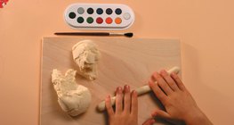 Serviettenring aus Salzknete machen – Schritt 1