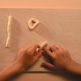 Création de ronds de serviette en pâte à sel - étape 2