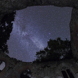 Uitzicht op de Melkweg met de ster Wega