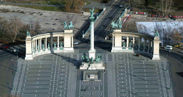 Heldenplatz, Budapest, Ungarn