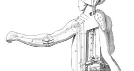 Querschnitt der Schachmaschine des Wolfgang von Kempelens