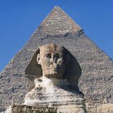 De Sfinx van Gizeh en de Piramide van Chefren