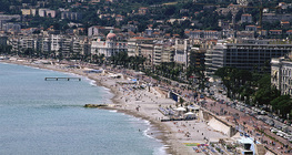 Strand in Nizza