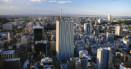 Blick auf die Stadt Johannesburg