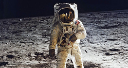 Buzz Aldrin, Apollo 11 Astronaut auf dem Mond