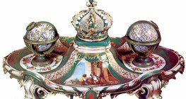 Encrier de Marie Antoinette (XVIIIe siècle, Rococo)