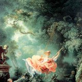 Jean-Honoré Fragonard: De Schommel (1767, Rococo)