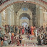 Raphael: De school van Athene (1510-1511, Vaticaan, Renaissance)