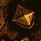 Kristallen van keukenzout