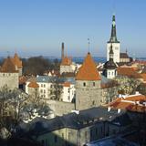 Het oude stadsdeel van Tallinn (Estland)