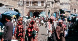 Nordafrikanische arabische Stadt