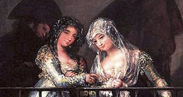 Francisco de Goya: Majas auf einem Balkon (1810-1815, Impressonismus)
