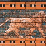 Fragment van de Ishtar Poort (keramische tegels)