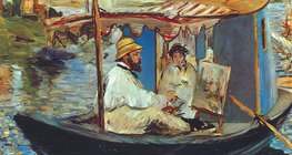Édouard Manet: Die Barke (1874, Impressionismus)