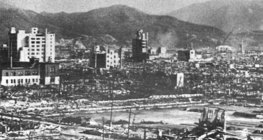 Hiroshima nach dem Atombombenabwurf