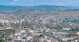 Zur Stadt gewachsenes Bergdorf