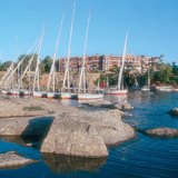 Uitzicht van de hedendaagse Nijl