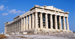 Athener Akropolis mit Parthenon